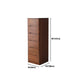 White and Brown Wooden Lingerie Chest Vertical Storage Chest Dresser with Wheels Clearhalo 'Bedroom Furniture' 'Dressers & Chests' 'dressers_chests' 'furn' 'furn_dressers_chests' 'Furniture' 1200x1200_c89108bc-30f2-48a1-97db-b20c3bbbe078