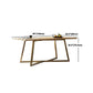Modern Furniture Set 1/4/7 Pieces Rectangle Table Set with Solid Wood Dining Chairs