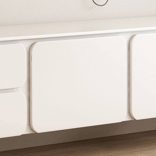 4脚の白いスレート長方形のカクテルテーブルストレージドロワー付き