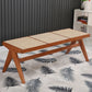 Tropical Rubber Wood Bedroom Bench 50.7"L Seating Bench with Legs Clearhalo 'Benches' 'Chairs & Seating' 'furn' 'furn_benches' 'Furniture' 'Living Room Furniture' 1200x1200_c893f09f-f6b4-481f-b64a-22f7737f8f96