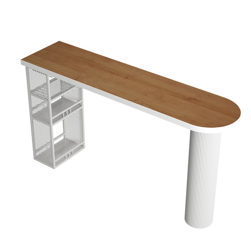 Ensemble de table de pub blanc et marron