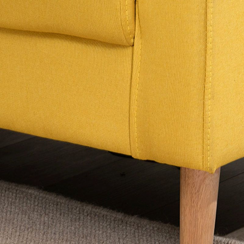 3人の枕が付いたコンテンポラリースクエアアーム標準セッピーソファ