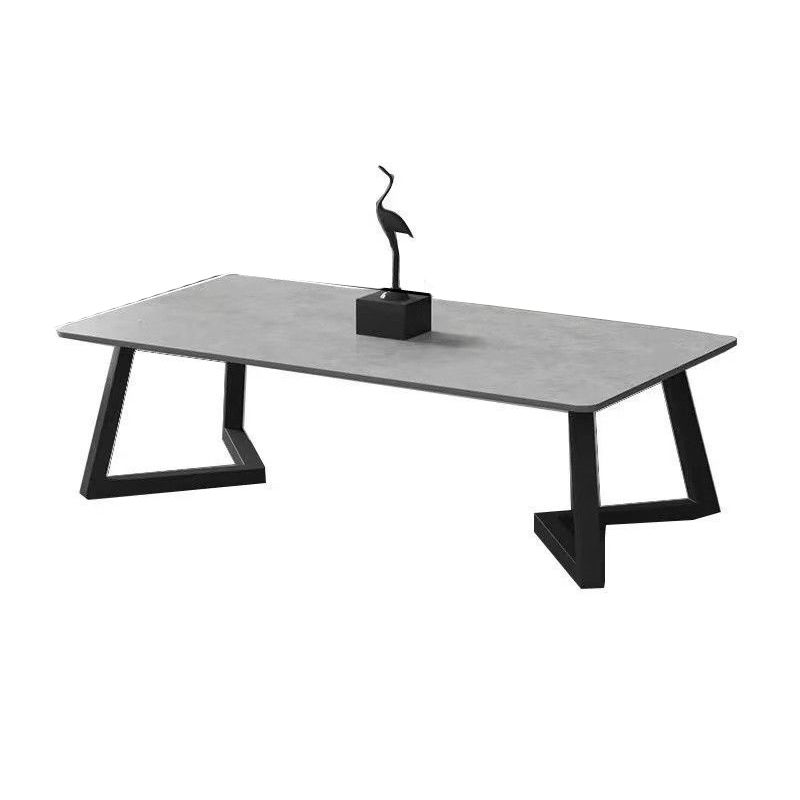 Single Slate Rectangle Coffee Table Modern Minimalist Coffee Table Clearhalo 'Coffee & Accent Tables' 'Coffee Tables' 'coffee_tables' 'furn' 'furn_coffee_tables' 'Furniture' 'Living Room Furniture' 1200x1200_c897076c-da3d-4beb-bd25-c14bccbf911f
