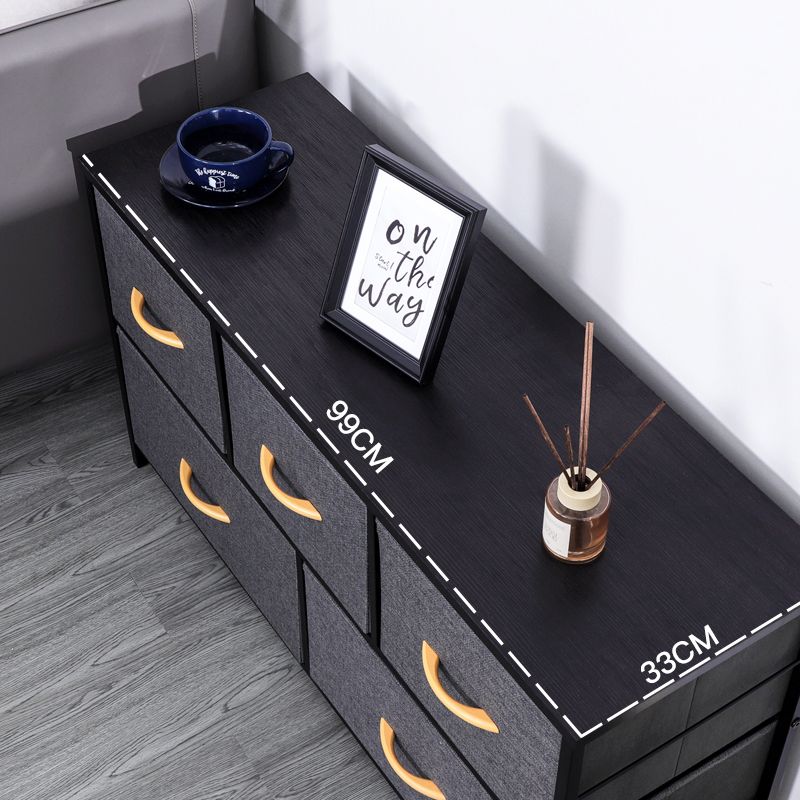 Eigentijdse borst met metalen benen borst met laden voor slaapkamer