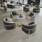 Round Dining Site Table Traditional Luxury Stone Dining Room Collection for Indoor Clearhalo ' dining_table' 'Dining Tables & Seating' 'Dining Tables' 'furn' 'furn_dining_table' 'Furniture' 'furniture_dining_table' 'Kitchen & Dining Furniture' 'kitchen&dining_furn' 'kitchen' 'kitchen_dining_table' 1200x1200_c89825ac-1dd7-4a47-a10f-dd5e9681d4c0
