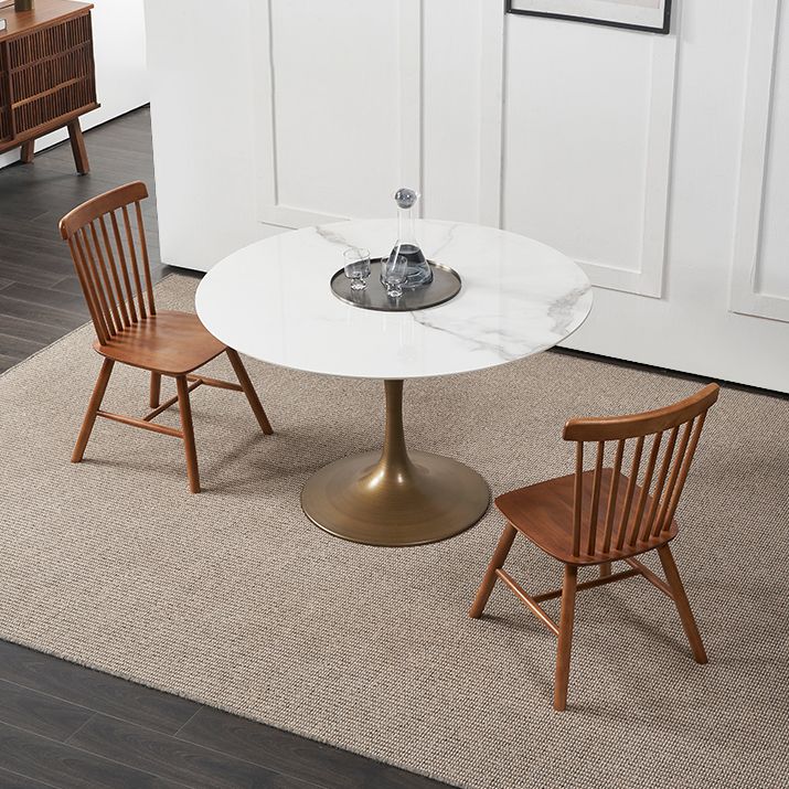 Modern Style Stone Dining Table Tulip Base Dining Site Table, for Dining Room Clearhalo ' dining_table' 'Dining Tables & Seating' 'Dining Tables' 'furn' 'furn_dining_table' 'Furniture' 'furniture_dining_table' 'Kitchen & Dining Furniture' 'kitchen&dining_furn' 'kitchen' 'kitchen_dining_table' 1200x1200_c898a812-7f65-4417-853f-bd2665e7421d