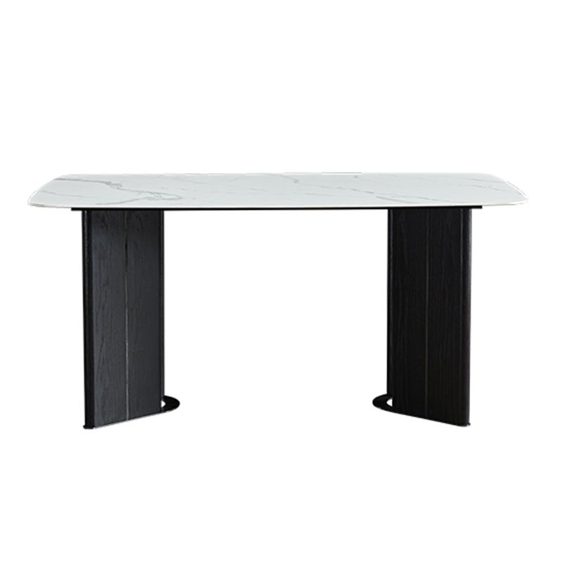 Set da pranzo contemporaneo di rettangolo di pietra 1/5/7 pezzi per la casa