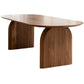 Tavolo da incontro in legno solido Home Office Oval Modern Writing Desk