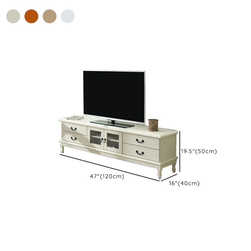 Wooden TV Stand Console Enclosed Storage TV Console with Drawers Clearhalo 'furn' 'furn_tv_stands_entertainment_centers' 'Furniture' 'Living Room Furniture' 'TV Stands & Entertainment Centers' 'TV Stands & Media Storage Furniture' 'tv_stands_entertainment_centers' 1200x1200_c89d56e0-3fdd-4d61-9960-b9e6172b0f64