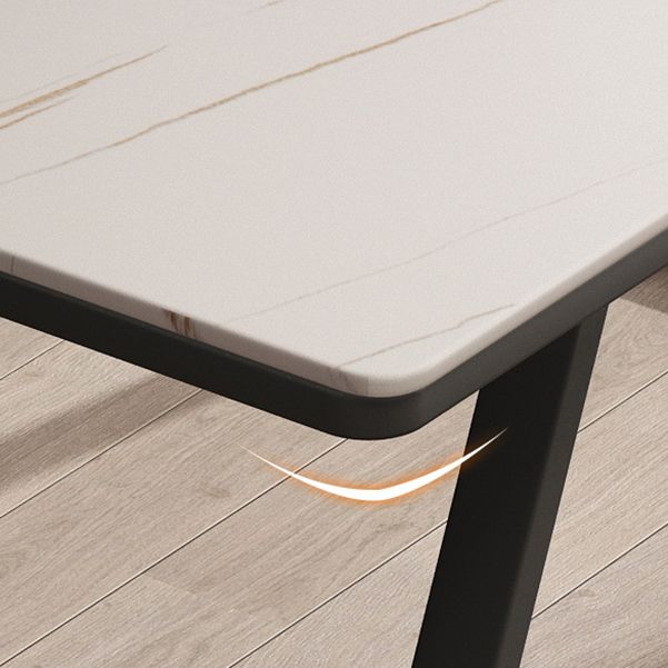 Steen rechthoekige schrijfbureau Modern 29.53-inch hoge kantoorbureau