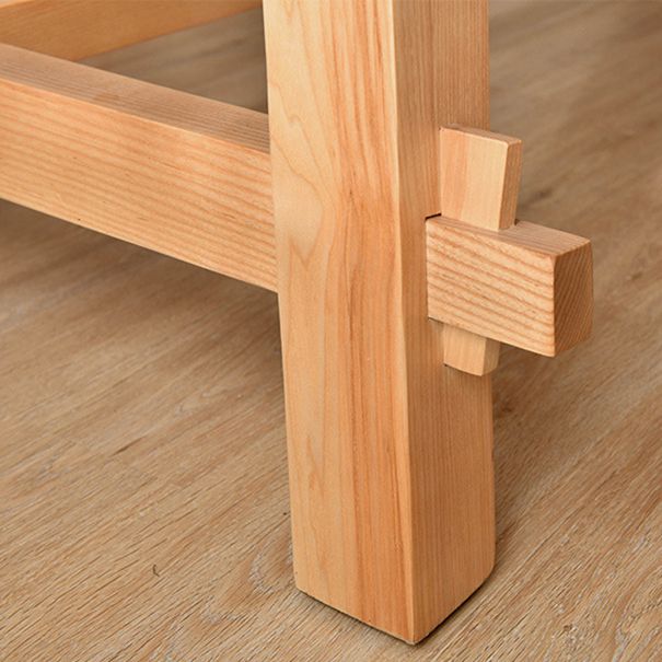 Tradizionale 1/2/3/5/7 pezzi set da pranzo tavolo da pranzo in legno di pino rettangolo per sala da pranzo