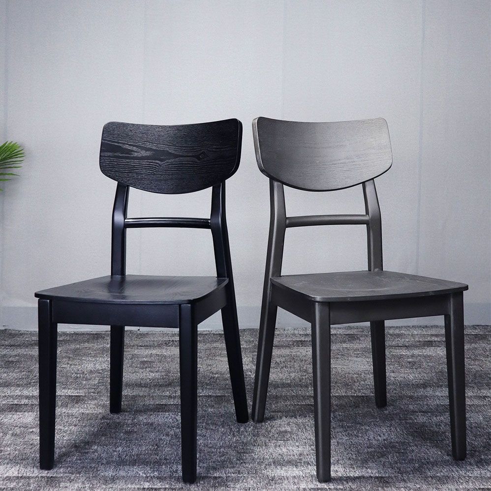 Contemporary Wood Kitchen Chairs Ladder Back Dining Side Chair Clearhalo ' kitchen&dining_furn' 'Dining Chairs' 'Dining Tables & Seating' 'dining_chair' 'furn' 'furn_dining_chair' 'Furniture' 'furniture_dining_chair' 'Kitchen & Dining Furniture' 'kitchen' 1200x1200_c89f3c7f-4fbc-49cd-9652-3fe54939797a