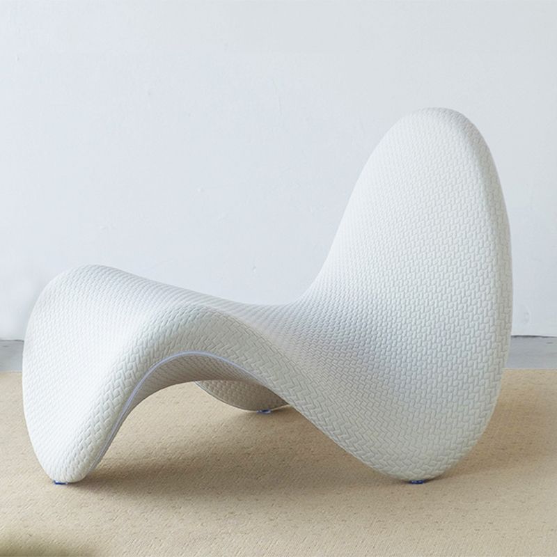 Armless Accent Chair 29.52" L x 33.85" W x 25.59" H Tongue Shape Chair Clearhalo 'Accent Chairs' 'accent_chairs' 'Chairs & Seating' 'furn' 'furn_accent_chairs' 'Furniture' 'Living Room Furniture' 1200x1200_c8a0df79-fbfa-4cc5-b8ca-20a662bc9f6f