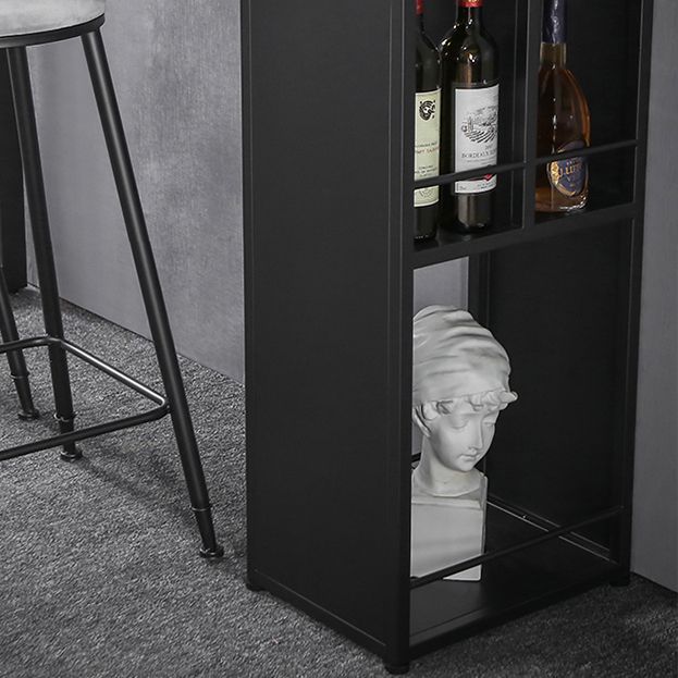 Gray White and Black Modern Style Bar Table in Marble and Metal Milk Tea Shop Bar Table Clearhalo 'Bar Furniture' 'Bar Tables' 'bar_tables' 'furn' 'furn_bar_tables' 'Furniture' 'furniture_bar_tables' 'Kitchen & Dining Furniture' 1200x1200_c8a0ff21-5805-4c19-96df-651200ef13e8