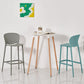 Nordic Style Bar-stool Plastic Counter Bar Stool for Kitchen Bar with Plastic Legs Clearhalo 'Bar Furniture' 'Bar Stools' 'bar_stools' 'furn' 'furn_bar_stools' 'Furniture' 'furniture_bar_stools' 'Kitchen & Dining Furniture' 1200x1200_c8a30a89-1ef8-41a0-aff3-ed64db58256e