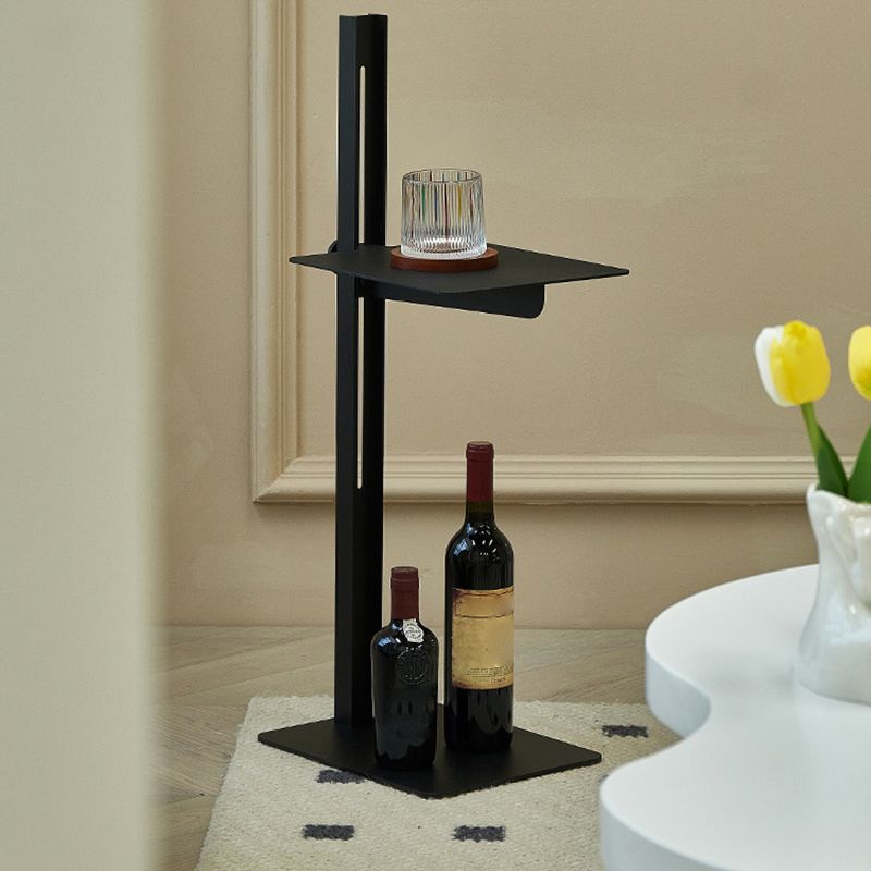 Modern Adjustict Side End Table in Metal C Side Accent Side Table Clearhalo 'Coffee & Accent Tables' 'End & Side Tables' 'end_side_tables' 'furn' 'furn_end_side_tables' 'Furniture' 'Living Room Furniture' 1200x1200_c8a3f398-b08b-48c8-be2e-8cf7b8c4ff94