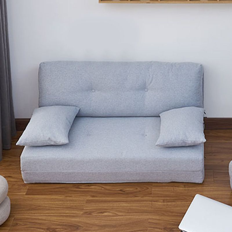 現代のリネンアームレスソファベッド標準ソファ折りたたみ式ソファリビングルーム