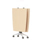 Folding Meeting Room Office Desk Steel Base Writing Desk with Caster Wheels