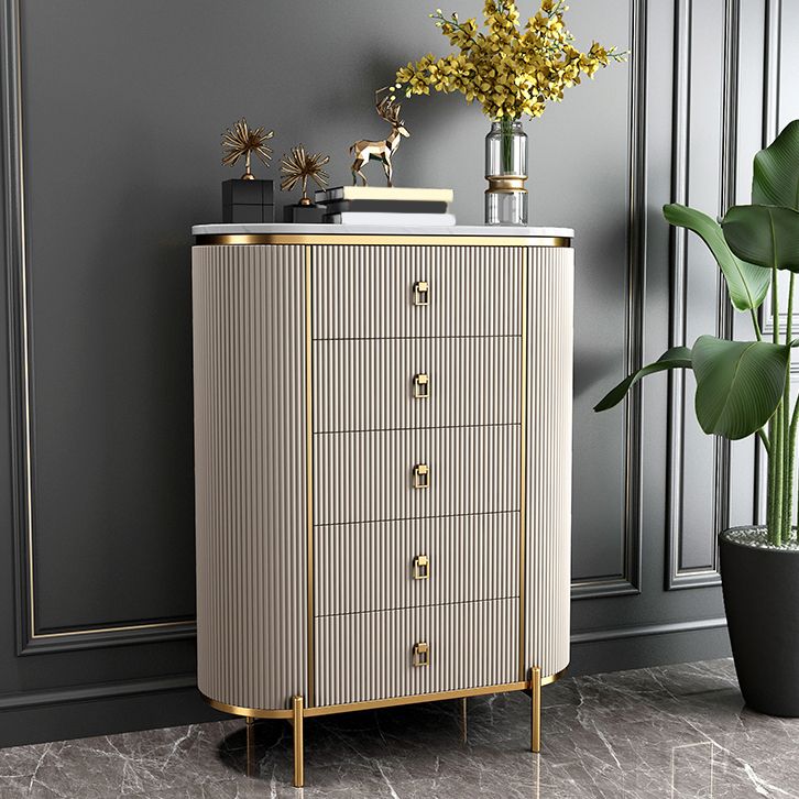 Modern Style Stone Buffet Sideboard 31.5"W Dining Room Buffet Server with Drawer Clearhalo 'buffet_sideboard' 'Buffets & Sideboards' 'Furniture' 'furniture_buffet_sideboard' 'Kitchen & Dining Furniture' 1200x1200_c8a712ab-29ac-4921-96a3-ca6958ee90dc