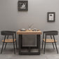 Industrial Style Solid Wood Dining Table Brown Square Table with Trestle Base for Dinning Room Clearhalo ' dining_table' 'Dining Tables & Seating' 'Dining Tables' 'furn' 'furn_dining_table' 'Furniture' 'furniture_dining_table' 'Kitchen & Dining Furniture' 'kitchen&dining_furn' 'kitchen' 'kitchen_dining_table' 1200x1200_c8a98f65-f289-4f12-b2a1-01309f075870