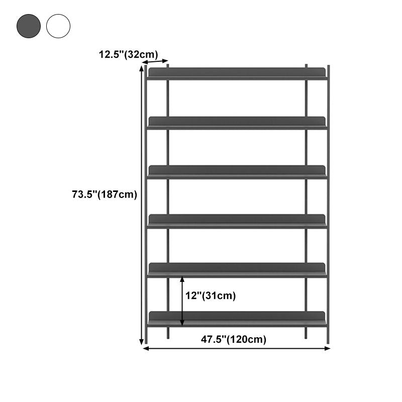12.60 "W boekenkast hedendaagse stijl open back -boekenplank voor thuiskantoor