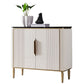 Glam Sideboard Cabinet Stone e Server a buffet ingegnerizzato in legno