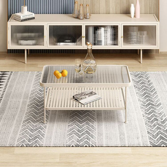 Armadio TV industriale in casa TV in metallo con porte di vetro