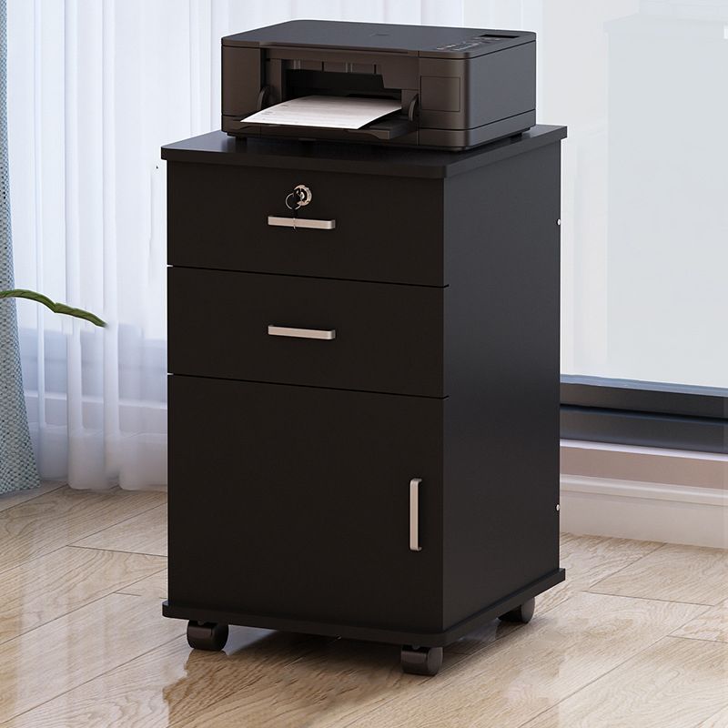 Cajones clásicos Cajones de bloqueo de madera sólida Archivo de bloqueo