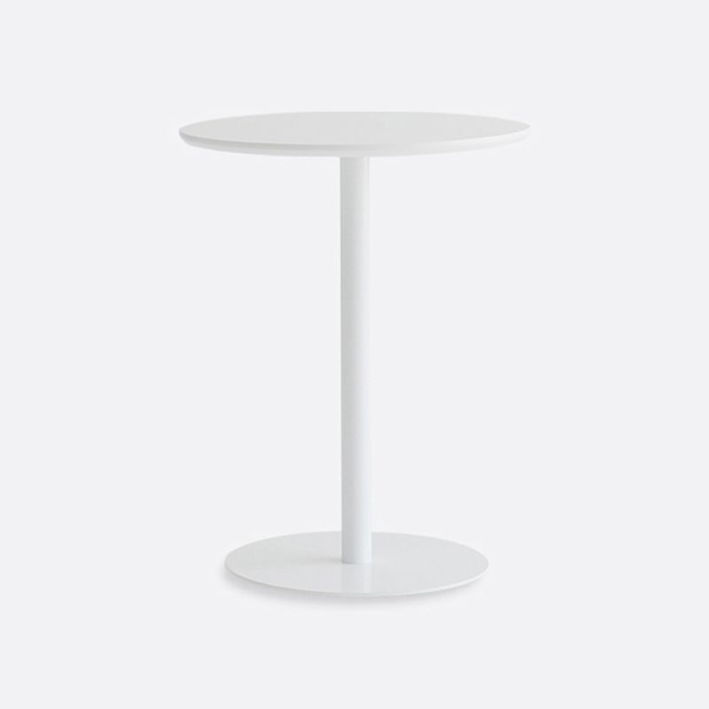 Metal Contemporary Round Dining Table Pedestal Base Dining Table for Kitchen Clearhalo ' dining_table' 'Dining Tables & Seating' 'Dining Tables' 'furn' 'furn_dining_table' 'Furniture' 'furniture_dining_table' 'Kitchen & Dining Furniture' 'kitchen&dining_furn' 'kitchen' 'kitchen_dining_table' 1200x1200_c8afa9b6-e513-45c5-962e-70cb1b4dd708