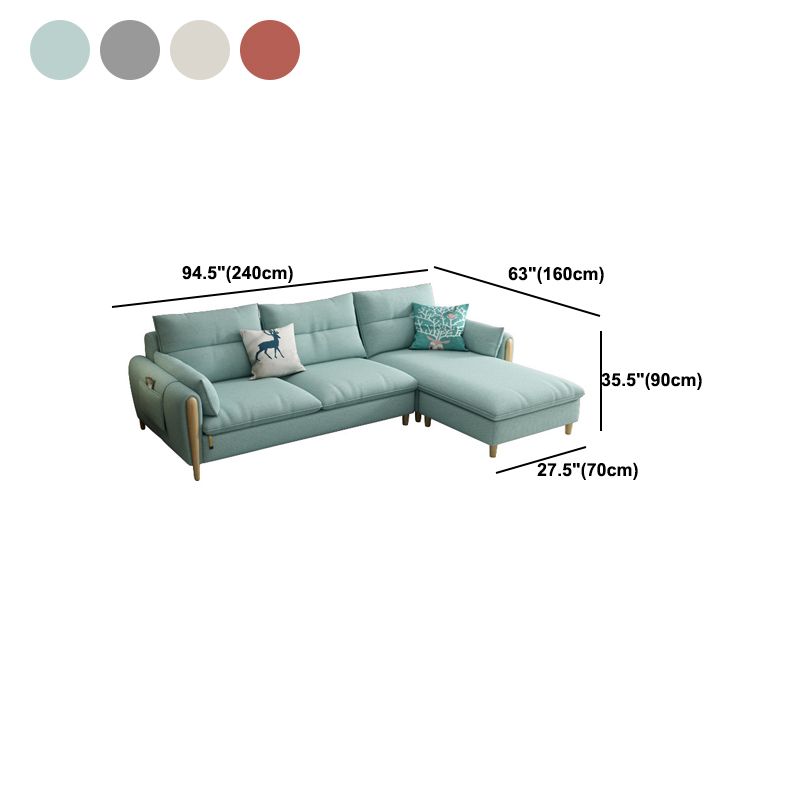 Nordic Living Room Sofa Pillow Top Arm Cushions Wooden Sofa Chaise Clearhalo 'furn' 'furn_sectionals' 'Furniture' 'Living Room Furniture' 'Sectionals' 1200x1200_c8affb8d-aab6-4581-b576-5e05f038915f
