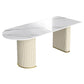 Metal Traditional Luxury Free Form Indoor Table Sintered Stone Table for Kitchen Clearhalo ' dining_table' 'Dining Tables & Seating' 'Dining Tables' 'furn' 'furn_dining_table' 'Furniture' 'furniture_dining_table' 'Kitchen & Dining Furniture' 'kitchen&dining_furn' 'kitchen' 'kitchen_dining_table' 1200x1200_c8b02012-a5e7-40d2-ad14-1bd699bf4bcc