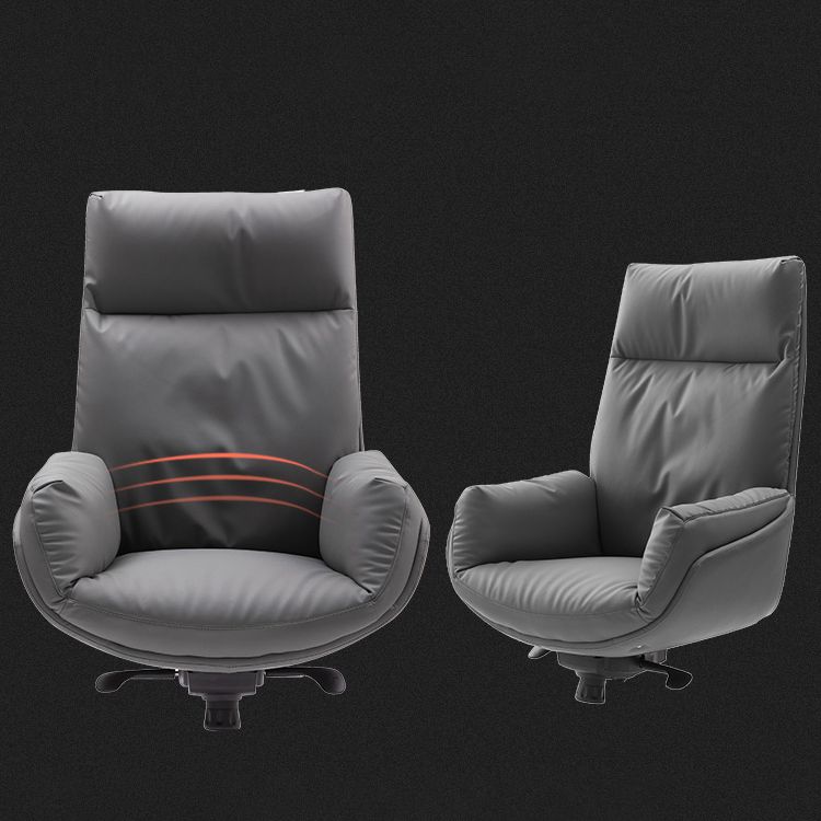 High Back Executive Chair Contemporary Adjustable Managers Chair Clearhalo 'furn' 'furn_office_chair' 'Furniture' 'Office Chairs' 'Office Furniture' 'office_chair' 1200x1200_c8b352b2-22da-4ddc-ad64-df1bb4e3fc37