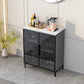 Wood Living Room Sideboard Cabinet Glam Server Cabinet with Storage and Glass Door Clearhalo 'buffet_sideboard' 'Buffets & Sideboards' 'Furniture' 'furniture_buffet_sideboard' 'Kitchen & Dining Furniture' 1200x1200_c8b37070-d3ba-4d6f-b711-ebfe830183ac