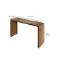 Modern Style Bar Table Pine Solid Wood Double pedestal Bar Dining Table with Storage Clearhalo 'Bar Furniture' 'Bar Tables' 'bar_tables' 'furn' 'furn_bar_tables' 'Furniture' 'Kitchen & Dining Furniture' 1200x1200_c8b5b338-0b54-4386-bf70-4b2e2263cd2a