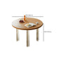 Modern Style Round Furniture Kitchen Dining Table with 3 Legs Clearhalo 'Dining Tables & Seating' 'Dining Tables' 'dining_table' 'furn' 'furn_dining_table' 'Furniture' 'Kitchen & Dining Furniture' 1200x1200_c8b6667c-f799-4e56-a39a-bd70d264f3b0