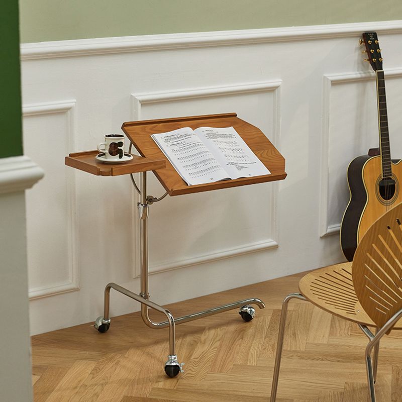 Contemporary Accent Side Table Naturally Shaped Living Room with Storage Abstract