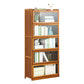 Modern Bamboo Barrister Bookcase Closed Back Bookcase for Home Office Clearhalo 'Bookcases' 'furn' 'furn_bookcases' 'Furniture' 'furniture_bookcases' 'kitchen' 'kitchen_bookcases' 'Living Room Furniture' 'Office Furniture' 1200x1200_c8b961fd-a8c0-4ba8-8da5-0c52c016cce9