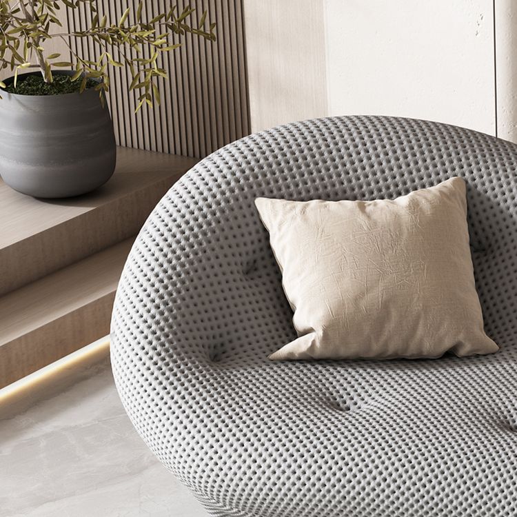 Silla de salón de color sólido con chaise de pino de estilo moderno con un brazo