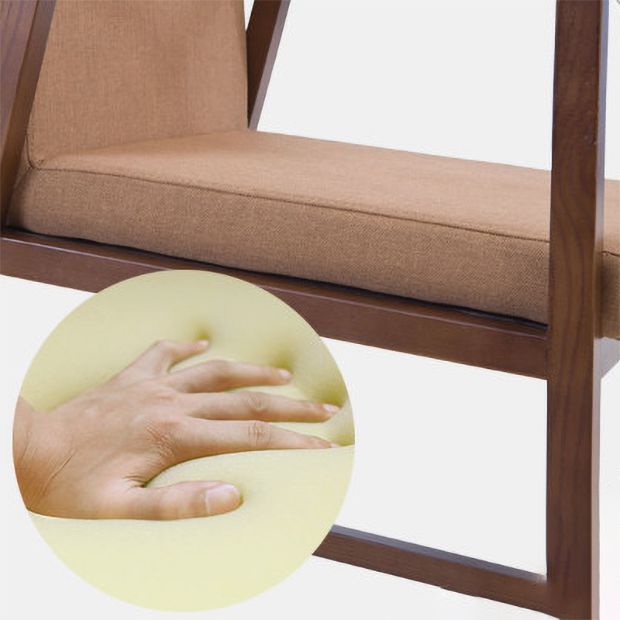 Contemporary Wood Dining Arm Chairs Upholstered Fabric Dining Side Chair for Restaurant Clearhalo ' kitchen&dining_furn' 'Dining Chairs' 'Dining Tables & Seating' 'dining_chair' 'furn' 'furn_dining_chair' 'Furniture' 'furniture_dining_chair' 'Kitchen & Dining Furniture' 'kitchen' 1200x1200_c8bcea90-df2c-4933-b82a-d6257a7fb90c