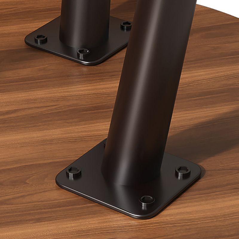 Table de l'extrémité moderne de 3 jambes en bois massif minimaliste