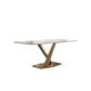 Glam Style Sintered Stone Table Rectangle Table with Metal Legs for Home Clearhalo 'Dining Tables & Seating' 'Dining Tables' 'dining_table' 'furn' 'furn_dining_table' 'Furniture' 'Kitchen & Dining Furniture' 1200x1200_c8c186eb-fff3-405c-9b89-7c54e0ef7f06
