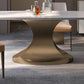 Designer Style Marble Top Dining Set Rectangle 1/4/5 Pieces Dining Room Table Set Clearhalo 'Dining Room Sets' 'Dining Tables & Seating' 'dining_room_set' 'furn' 'furn_dining_room_set' 'Furniture' 'Kitchen & Dining Furniture' 1200x1200_c8c2a8a8-e733-4663-b802-ce357b2e6795