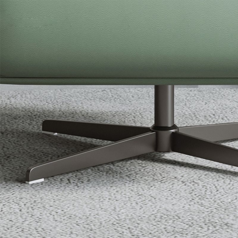 Contemporary Bonded Leather Pillow Back 4-Star Accent Armchair Clearhalo 'Accent Chairs' 'accent_chairs' 'Chairs & Seating' 'furn' 'furn_accent_chairs' 'Furniture' 'Living Room Furniture' 1200x1200_c8c804dd-c868-4239-b759-9753c631704f