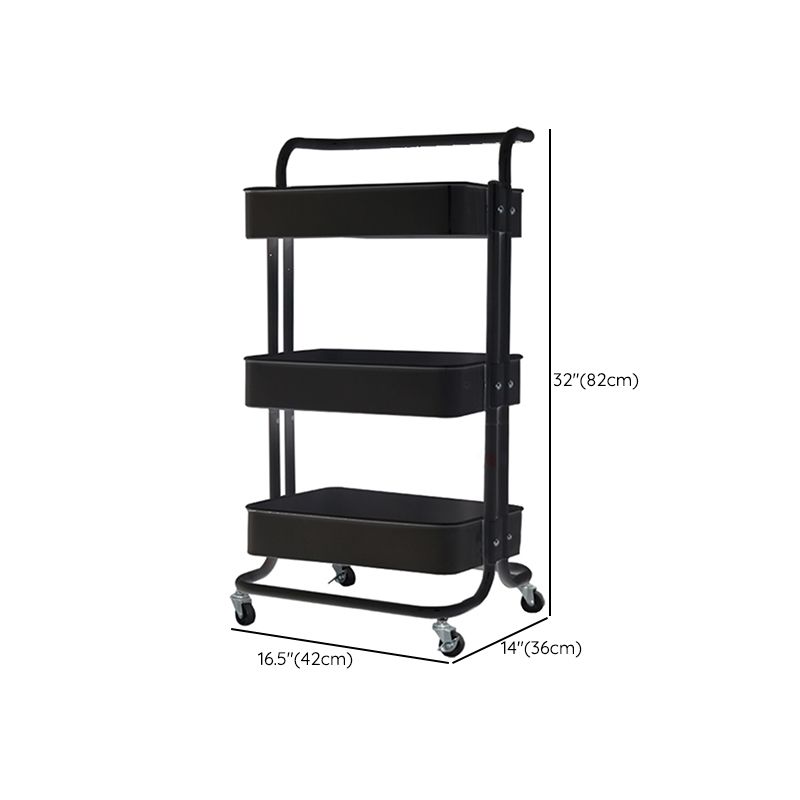 Contemporary Etagere Bookshelf Metal Open Back Bookcase with Shelves