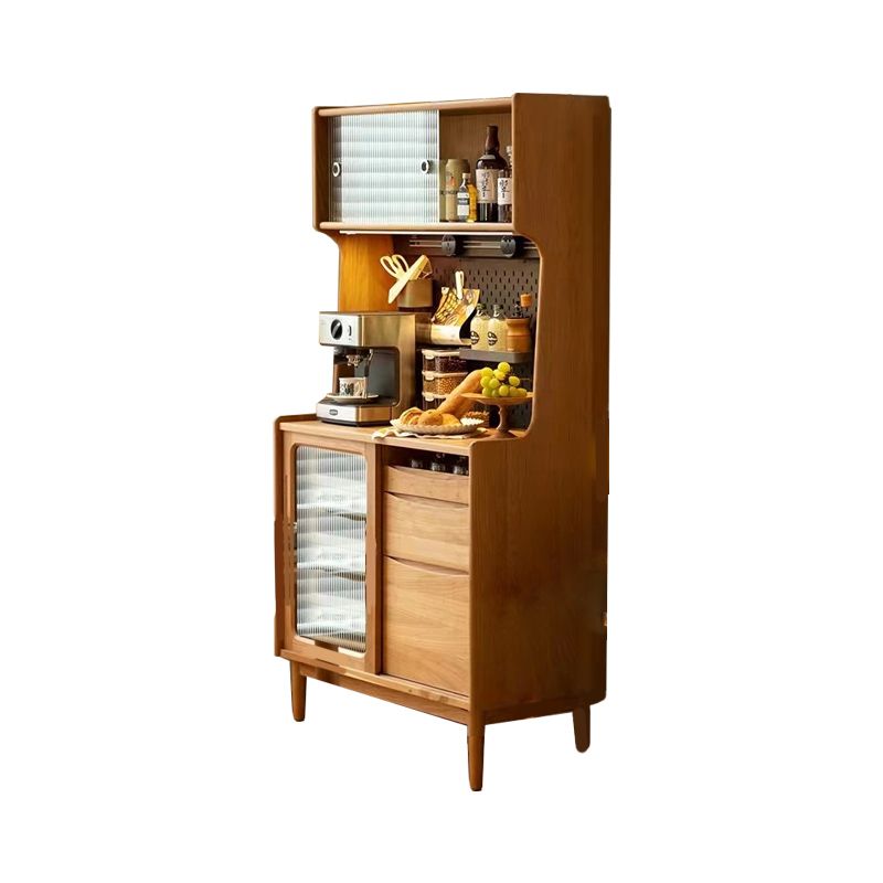 Mid-Century Modern Rectangle Storage Cabinet Solid Wood Accent Cabinet Clearhalo 'Cabinets & Chests' 'cabinets_chests' 'furn' 'furn_cabinets_chests' 'Furniture' 'Living Room Furniture' 1200x1200_c8c8d59d-db00-429d-b814-4ecf9ef2cad3