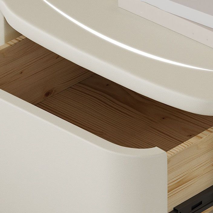 Modern bed nachtkastje pijngrenzen opgenomen nachttafel voor slaapkamer