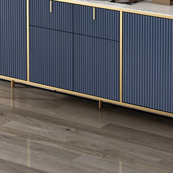 Glam Style Sideboard Stone Side Board with Drawers and Cabinets Clearhalo 'buffet_sideboard' 'Buffets & Sideboards' 'furn' 'furn_buffet_sideboard' 'Furniture' 'Kitchen & Dining Furniture' 1200x1200_c8ccd507-9306-4601-958a-7b96ce8dc627