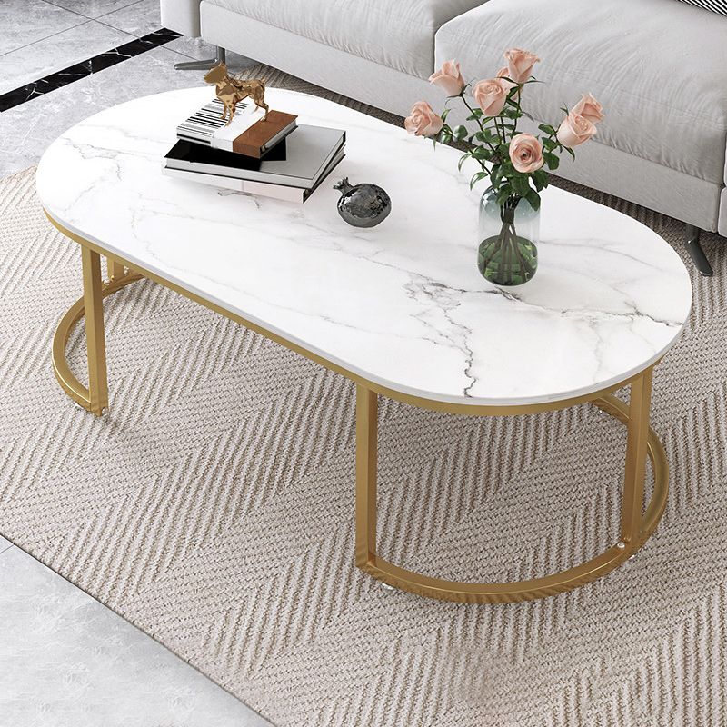 Oval Modern Coffee Table Wood Minimalist Coffee Table for Living Room Clearhalo 'Coffee & Accent Tables' 'Coffee Tables' 'coffee_tables' 'furn' 'furn_coffee_tables' 'Furniture' 'Living Room Furniture' 1200x1200_c8ccdef6-9ff2-41d1-be3a-210c28fb1568