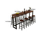 Iron Solid Wood Rectangular Table Industrial Style Home Bar Table Clearhalo 'Bar Furniture' 'Bar Tables' 'bar_tables' 'furn' 'furn_bar_tables' 'Furniture' 'Kitchen & Dining Furniture' 1200x1200_c8cd213f-3222-4b20-af17-2799ded7dc91