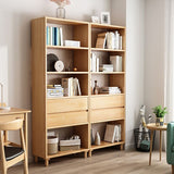 71 "H Bibliothèque de style moderne Open Backshelf pour le bureau à domicile